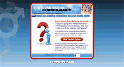 Desktop Screenshot of circumcisiondecisionmaker.com